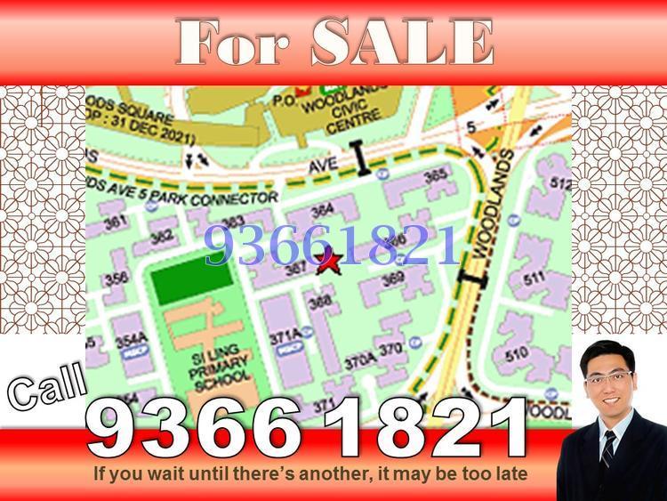 Blk 367 Woodlands Avenue 5 (Woodlands), HDB 5 Rooms #137165022
